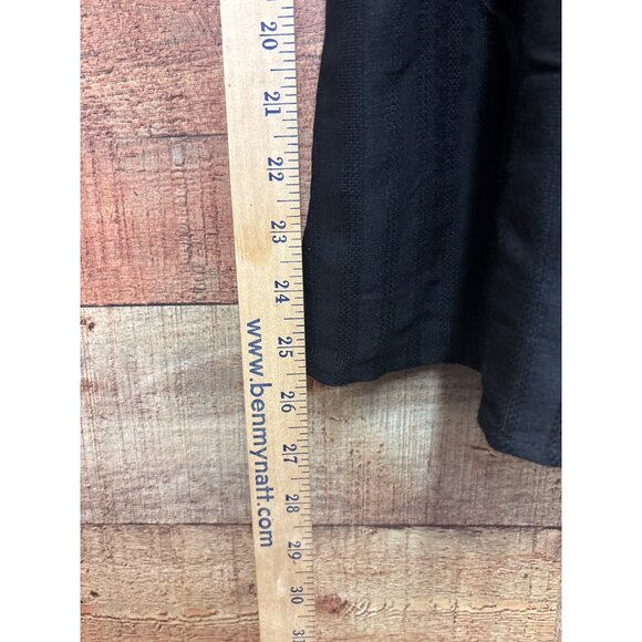 Ann Taylor Loft Black Button-Front Blouse M NWT - Picture 4 of 8